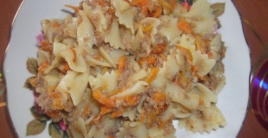 Вкусные макароны по-флотски