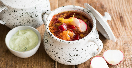 Борщ из молодой капусты