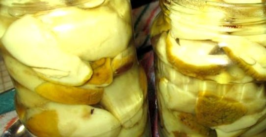 Маринованные белые грибы быстрого приготовления