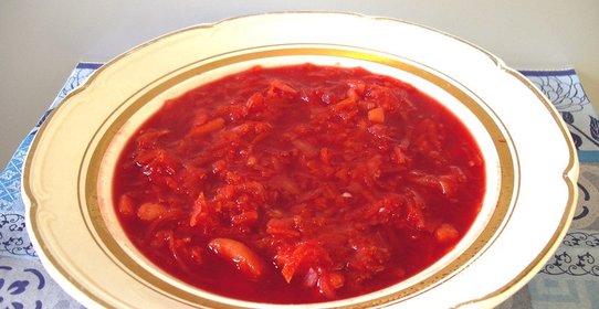 Борщ на бобах