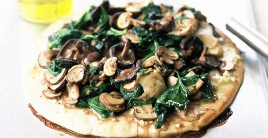 Пицца с грибами