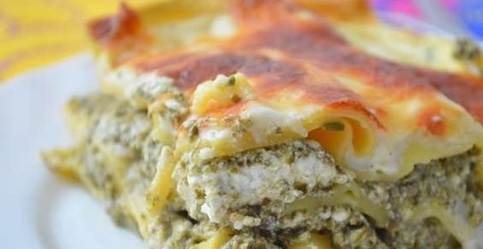 Лазанья со шпинатом