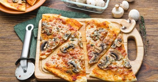 Пицца с грибами