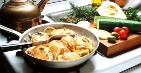 Рагу из курицы с цукини