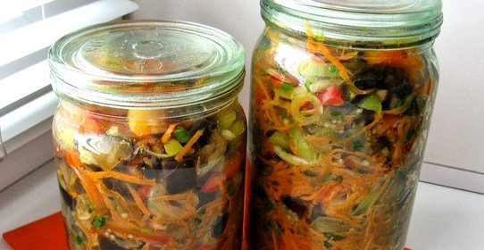 Закатка: синие по-корейски