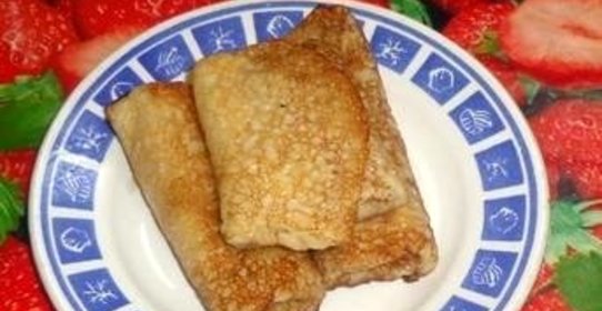 Блины с тыквой