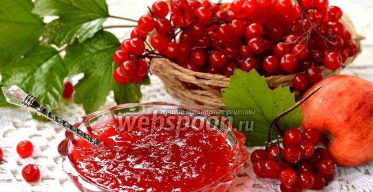 Джем из яблок и калины на зиму