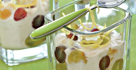 Коньячный сыр с виноградом