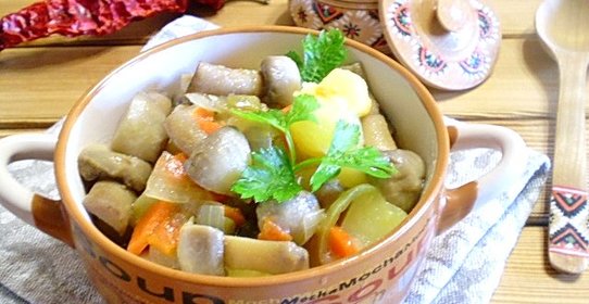 Рагу с грибами