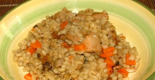 Перловая каша с мясом