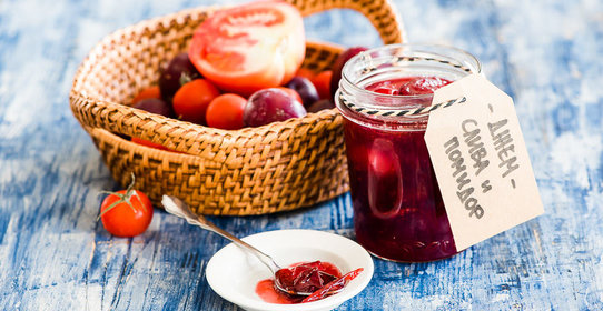 Джем из сливы и помидоров