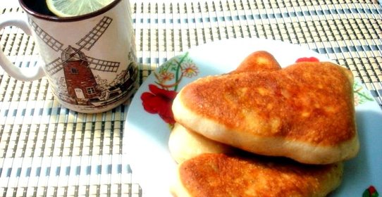 Жареные пирожки с фаршем