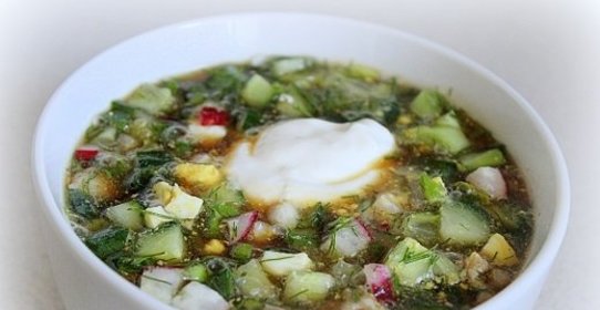 Окрошка на квасе