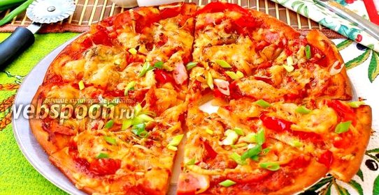 Пицца на кефире