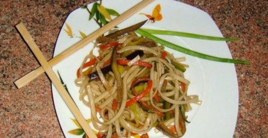 Курица с овощами по-японски