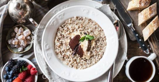 Гречневая каша с тирамису