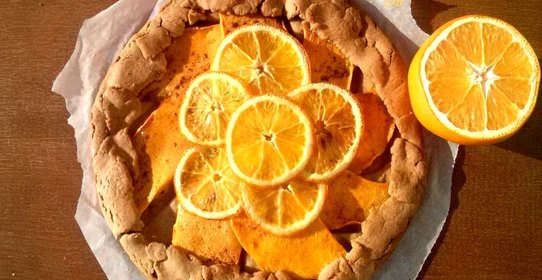 Тыквенный пирог с апельсином