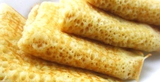 Блины домашние на кефире