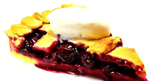 Вишневый пирог на песочном тесте