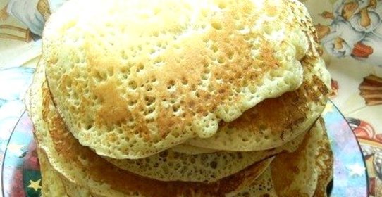 Блины-скородумки на сыворотке