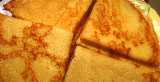 Блины без яиц и молока