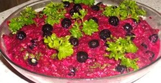 Свекольный салат