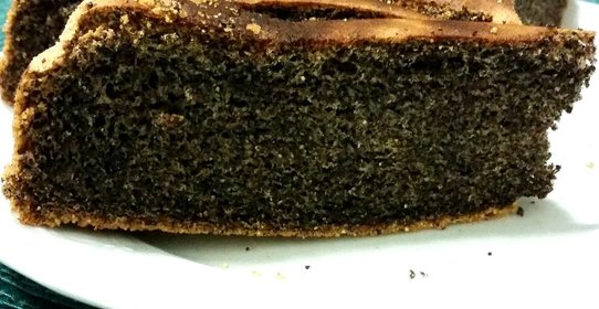 Маковый пирог без муки