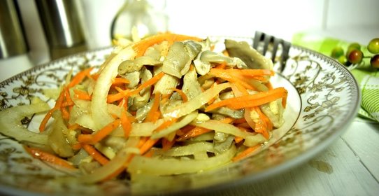 Грибы маринованные по-корейски