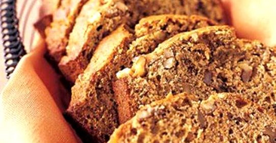 Банановый хлеб с орешками