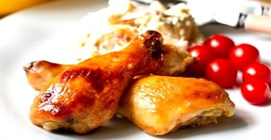 Куриные ножки в медовом соусе