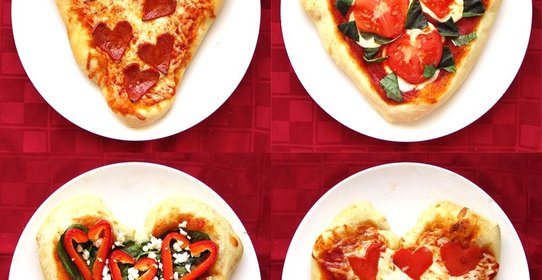 Пицца на День Валентина