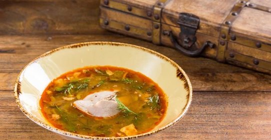 Солянка с уткой