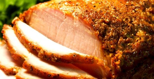 Маринованная свиная вырезка в имбирном джеме и тимьяне