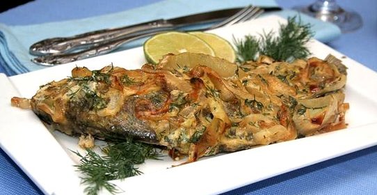 Карась в духовке