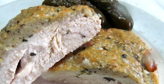 Куриное филе под хлебным соусом