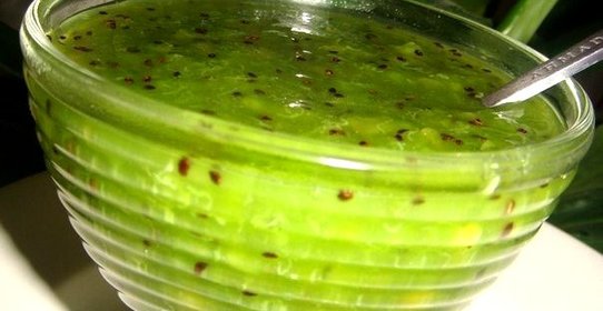 Быстрое варенье из киви