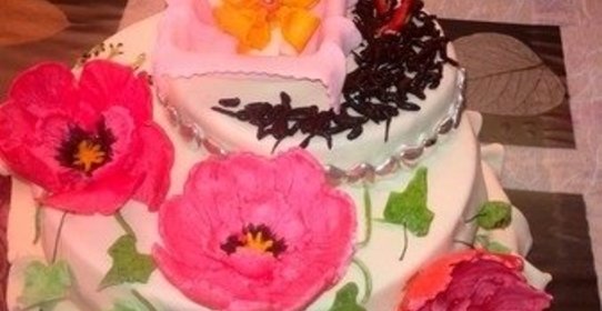 Торт в честь новорожденного