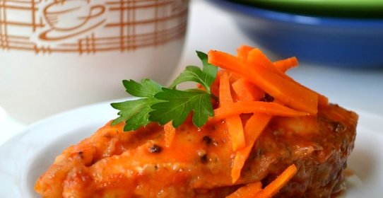 Рыба, тушеная в томате