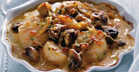 Запеченные морские гребешки