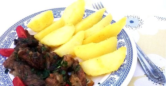 Картофель в кукурузной шубке в мультиварке