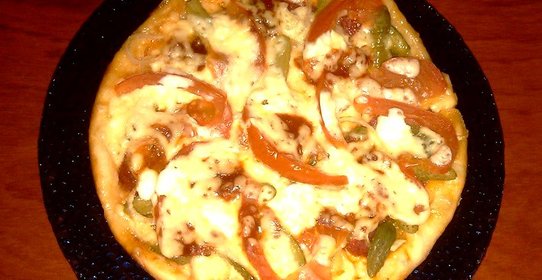 Пицца с салями