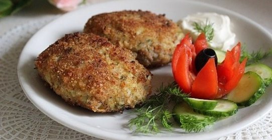 Картофельно-мясные котлеты