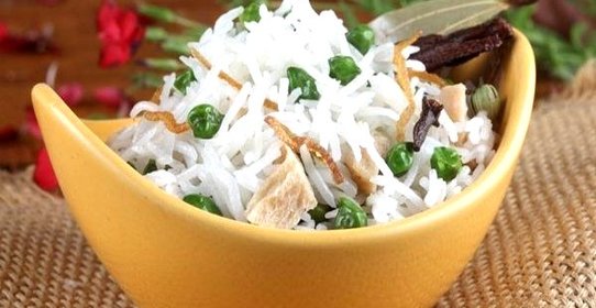 Пулао (Плов с зеленым горошком)