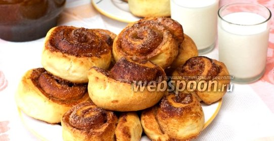 Булочки с корицей и сахаром