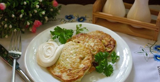 Котлеты из кабачков и картофеля