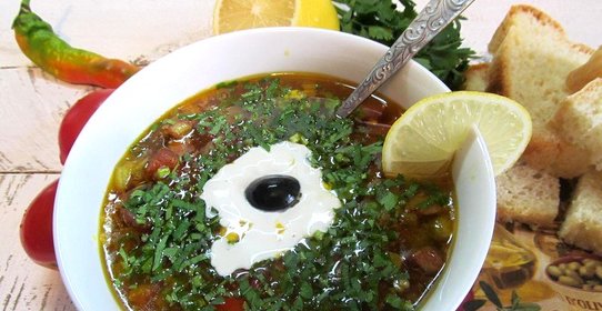 Солянка с каперсами