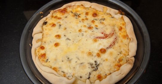 Пирог с помидорами