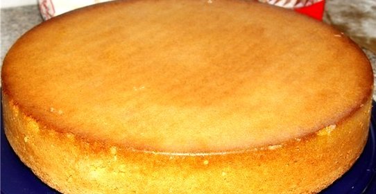 Бисквит на скорую руку