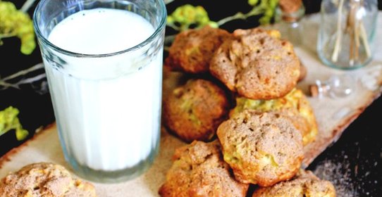 Нежное яблочное печенье