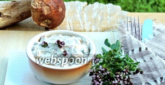 Рагу из белых грибов